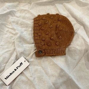 Misha and puff popcorn bonnet rose gold